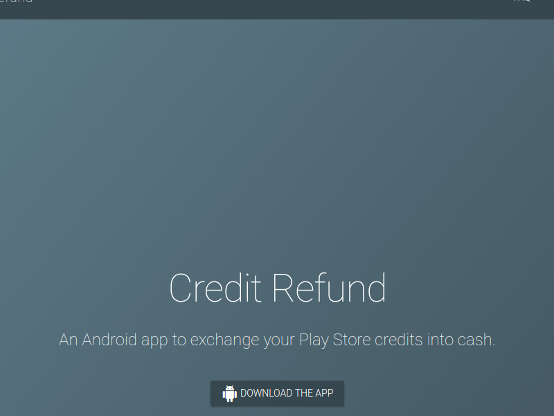 Credit Refund